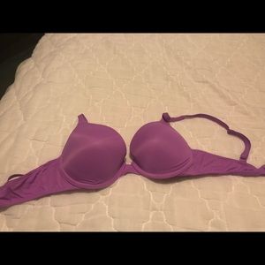 Pink push up bra